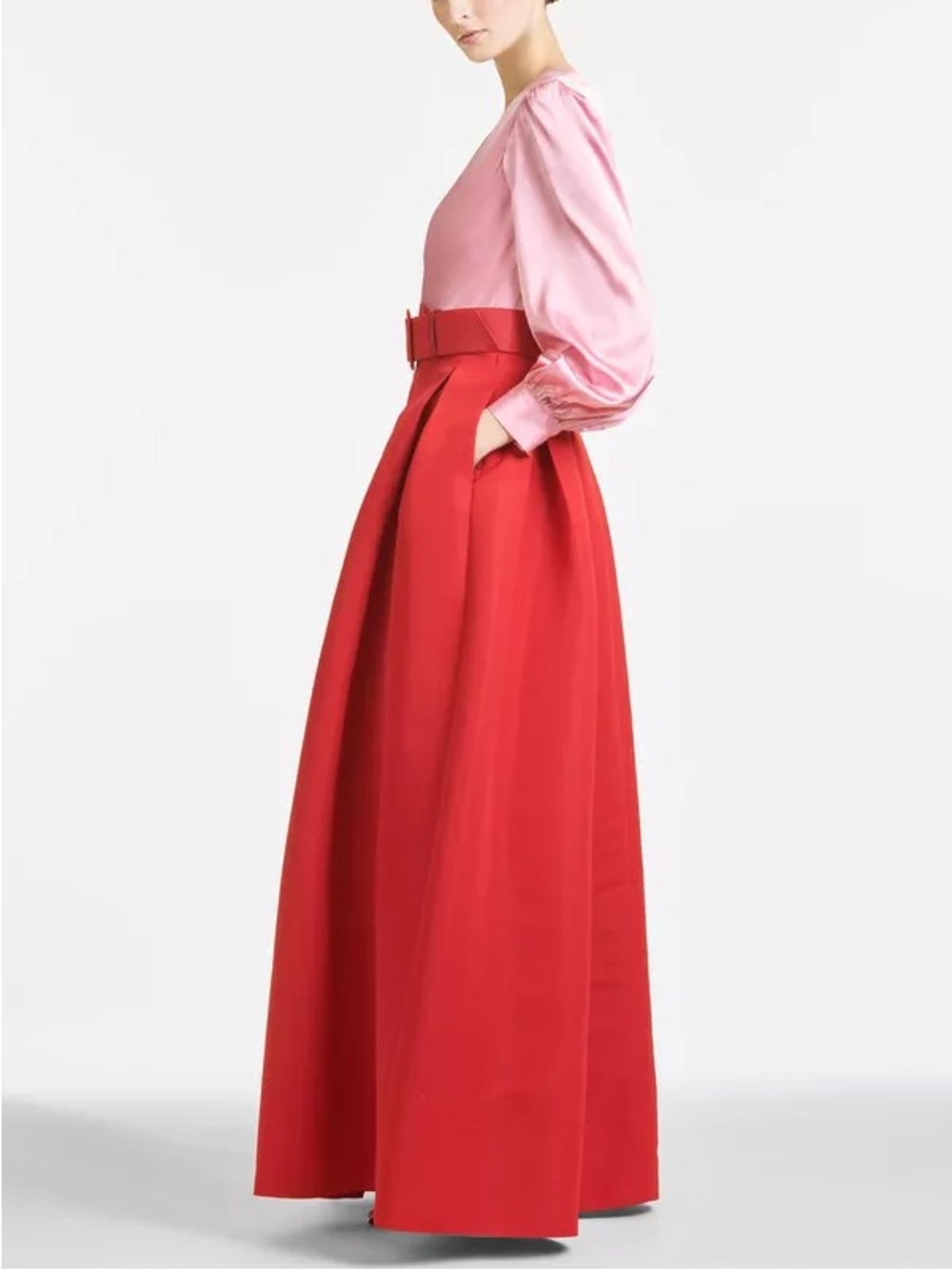 Sachin & Babi Zoe Gown Rose/Cherry Red Size 4 NWT - Picture 12 of 12